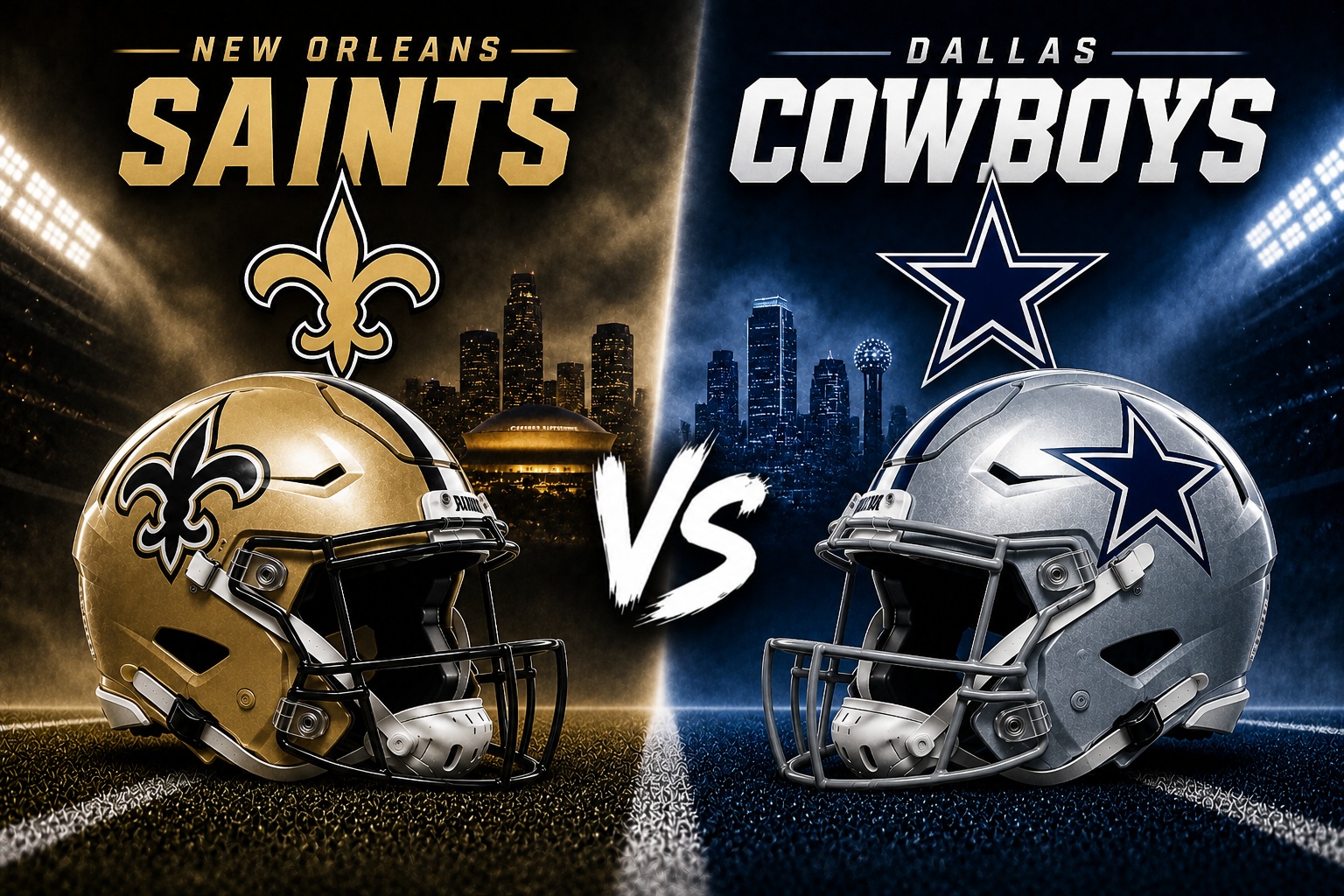 New Orleans Saints at Dallas Cowboys NFL Preseason Week 3 Pick New Orleans Saints at Dallas Cowboys NFL preseason Week 3 matchup graphic with spread pick and analysis from Joe Jensen
