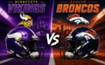 Minnesota Vikings at Denver Broncos NFL preseason Week 3 matchup graphic with spread pick and analysis from Joe Jensen