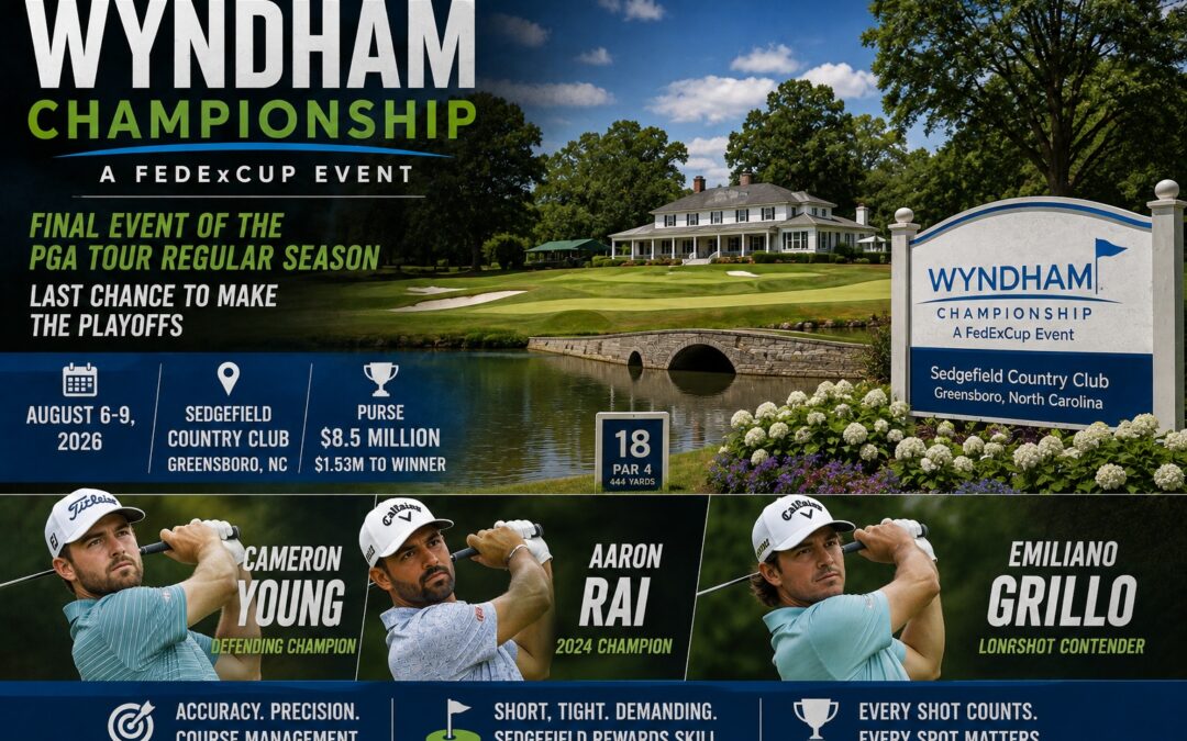Wyndham Championship 2026 Picks: PGA Tour Odds, Best Bets & Predictions