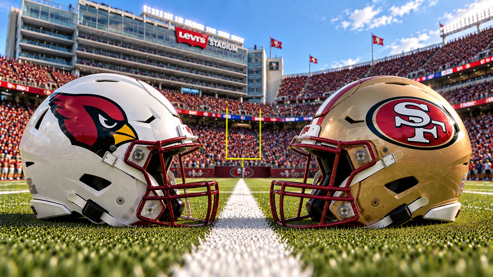 Arizona Cardinals at San Francisco 49ers NFL Week 3 Pick Arizona Cardinals at San Francisco 49ers NFL Week 3 matchup graphic with total pick and analysis from Joe Jensen