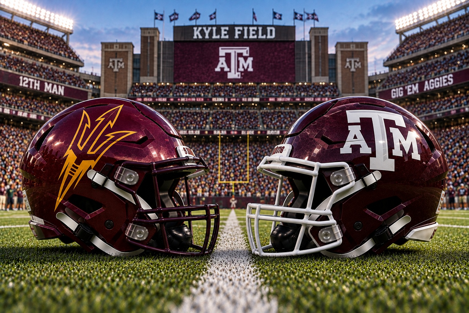 Arizona State at Texas A&M College Football Week 2 Pick Arizona State Sun Devils at Texas A&M Aggies college football Week 2 matchup graphic with total pick and analysis from Joe Jensen
