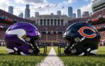 Minnesota Vikings at Chicago Bears NFL Week 2 matchup graphic with spread pick and analysis from Joe Jensen
