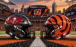 Tampa Bay Buccaneers at Cincinnati Bengals NFL Week 1 matchup graphic with spread pick and analysis from Joe Jensen