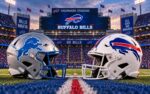 Detroit Lions at Buffalo Bills Thursday Night Football Week 2 matchup graphic with total pick and analysis from Joe Jensen