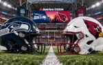 Seattle Seahawks at Arizona Cardinals NFL Week 2 matchup graphic with spread pick and analysis from Joe Jensen