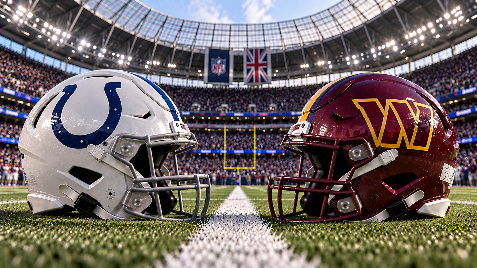 Indianapolis Colts at Washington Commanders NFL Week 4 London Pick Indianapolis Colts at Washington Commanders NFL Week 4 International Series London matchup graphic with total pick and analysis from Joe Jensen