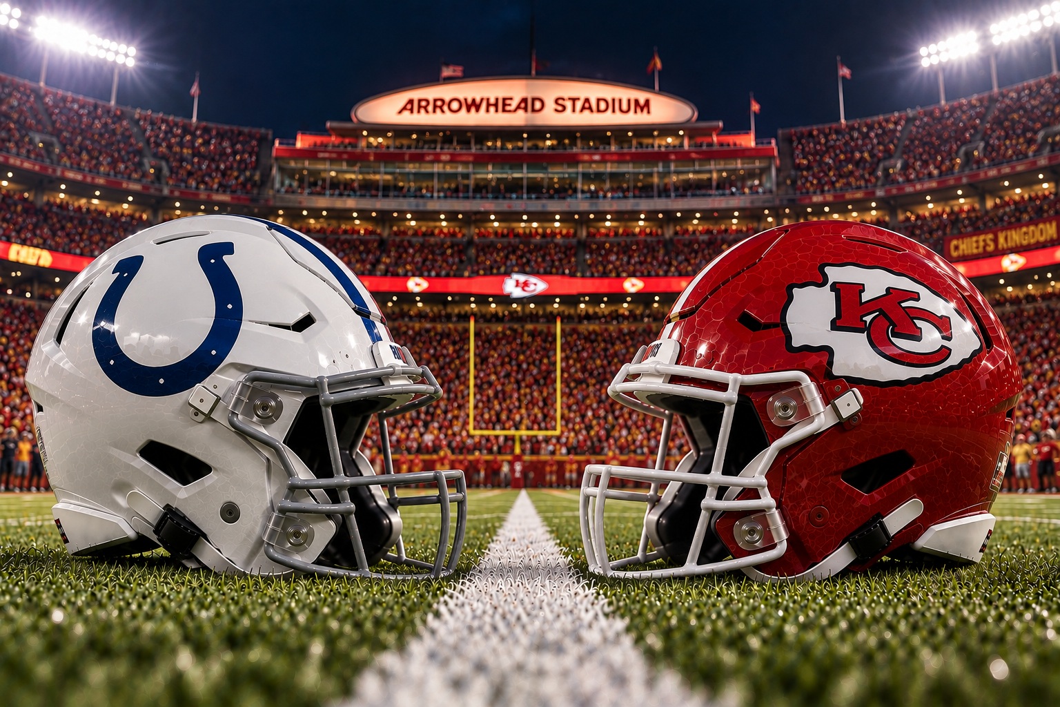 Indianapolis Colts at Kansas City Chiefs Sunday Night Football Week 2 matchup graphic with total pick and analysis from Joe Jensen