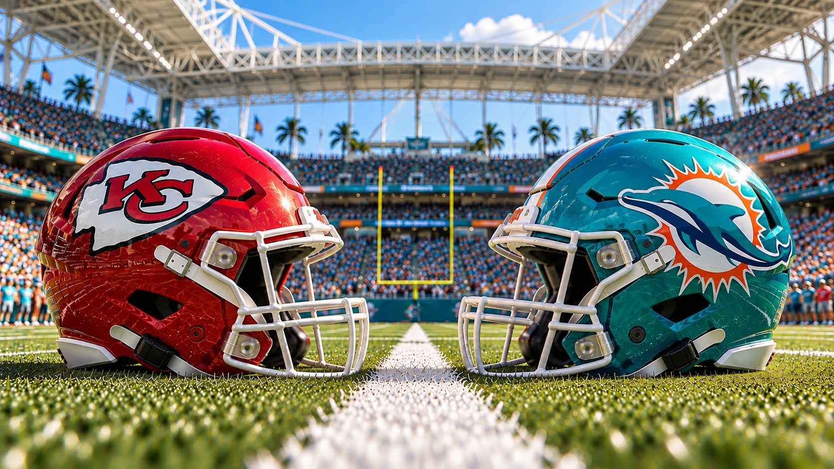 Kansas City Chiefs at Miami Dolphins NFL Week 3 matchup graphic with total pick and analysis from Joe Jensen