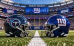 Tennessee Titans at New York Giants NFL Week 3 matchup graphic with spread pick and analysis from Joe Jensen