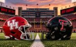 Houston Cougars at Texas Tech Red Raiders college football Big 12 matchup graphic with spread pick and analysis from Joe Jensen