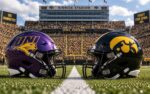 Northern Iowa Panthers at Iowa Hawkeyes college football Week 3 matchup graphic with total pick and analysis from Joe Jensen