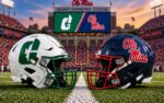 LSU Tigers at Ole Miss Rebels Magnolia Bowl rivalry matchup graphic with spread pick and analysis from Joe Jensen