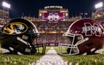 Missouri Tigers at Mississippi State Bulldogs college football SEC matchup graphic with spread pick and analysis from Joe Jensen