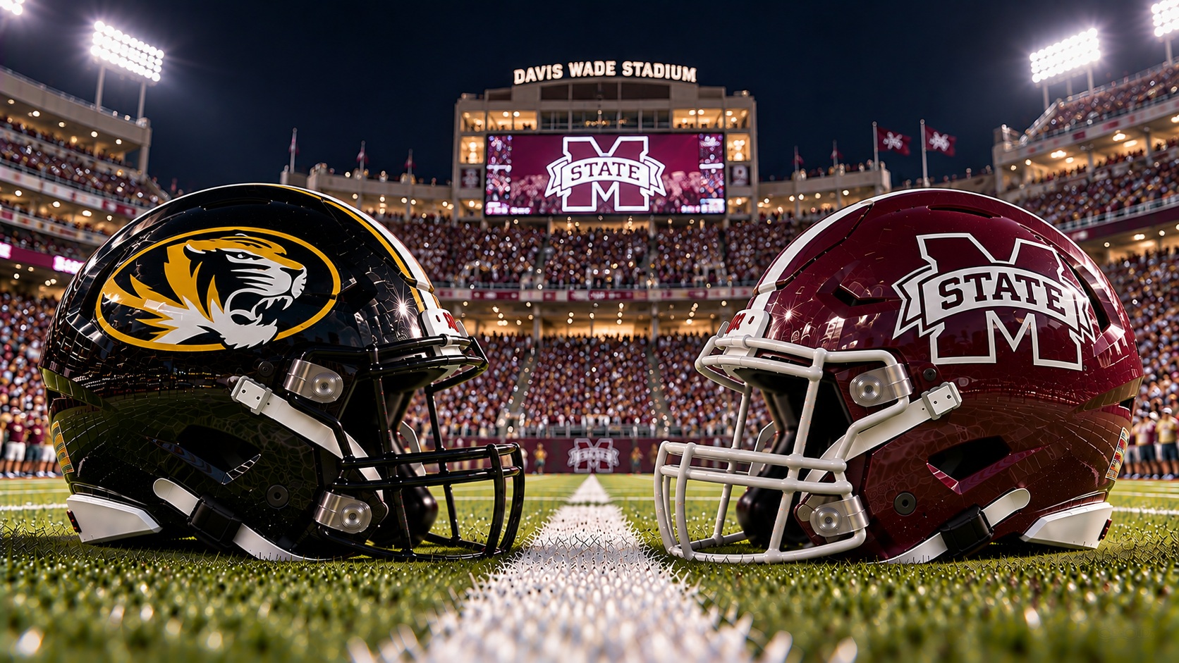 Missouri at Mississippi State College Football SEC Pick Missouri Tigers at Mississippi State Bulldogs college football SEC matchup graphic with spread pick and analysis from Joe Jensen