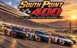 NASCAR Cup Series South Point 400 race graphic at Las Vegas Motor Speedway with Sunday picks and analysis