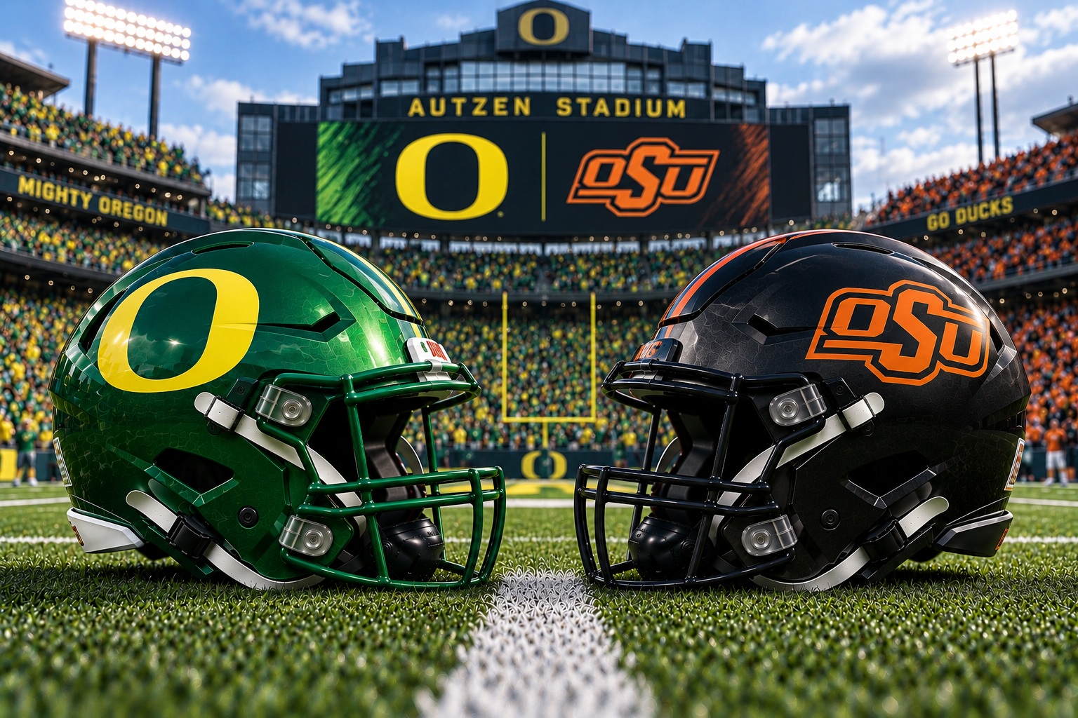Oregon at Oklahoma State College Football Week 2 Pick Oregon Ducks at Oklahoma State Cowboys college football Week 2 matchup graphic with spread pick and analysis from Joe Jensen