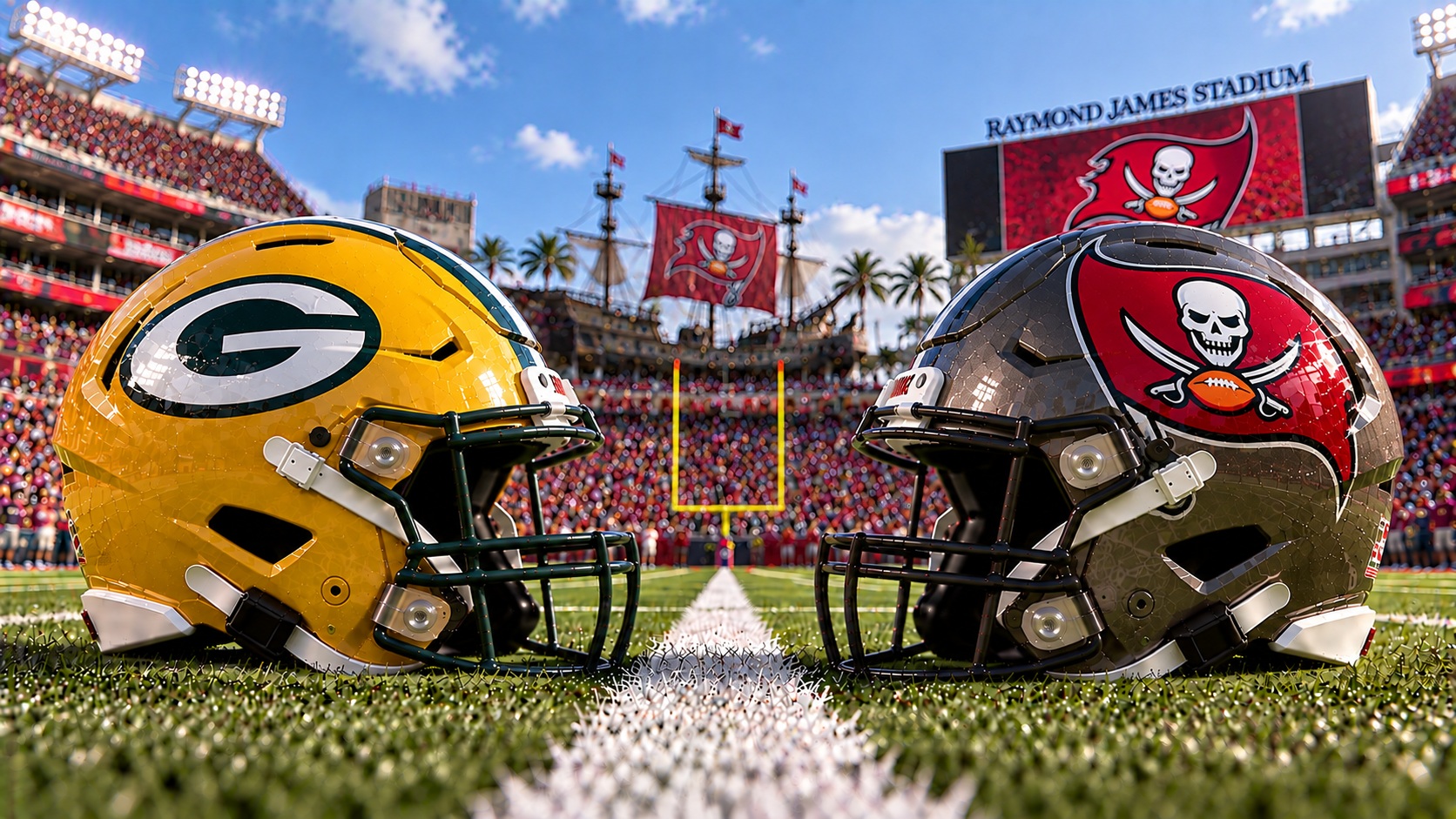 Green Bay Packers at Tampa Bay Buccaneers NFL Week 4 Pick Green Bay Packers at Tampa Bay Buccaneers NFL Week 4 matchup graphic with total pick and analysis from Joe Jensen