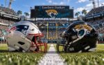 New England Patriots at Jacksonville Jaguars NFL Week 3 matchup graphic with spread pick and analysis from Joe Jensen