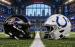 Baltimore Ravens at Indianapolis Colts NFL Week 1 matchup graphic with spread pick and analysis from Joe Jensen