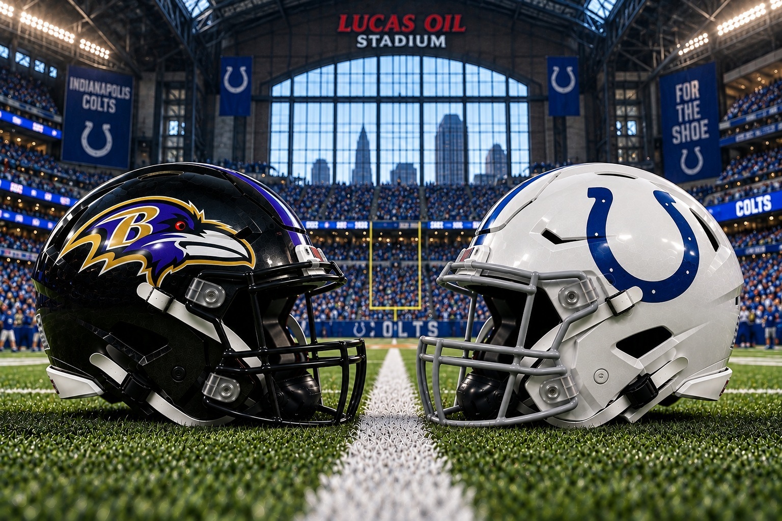 Baltimore Ravens at Indianapolis Colts NFL Week 1 Pick Baltimore Ravens at Indianapolis Colts NFL Week 1 matchup graphic with spread pick and analysis from Joe Jensen