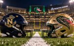 Navy Midshipmen at UAB Blazers Friday night college football matchup graphic with total pick and analysis from RBD