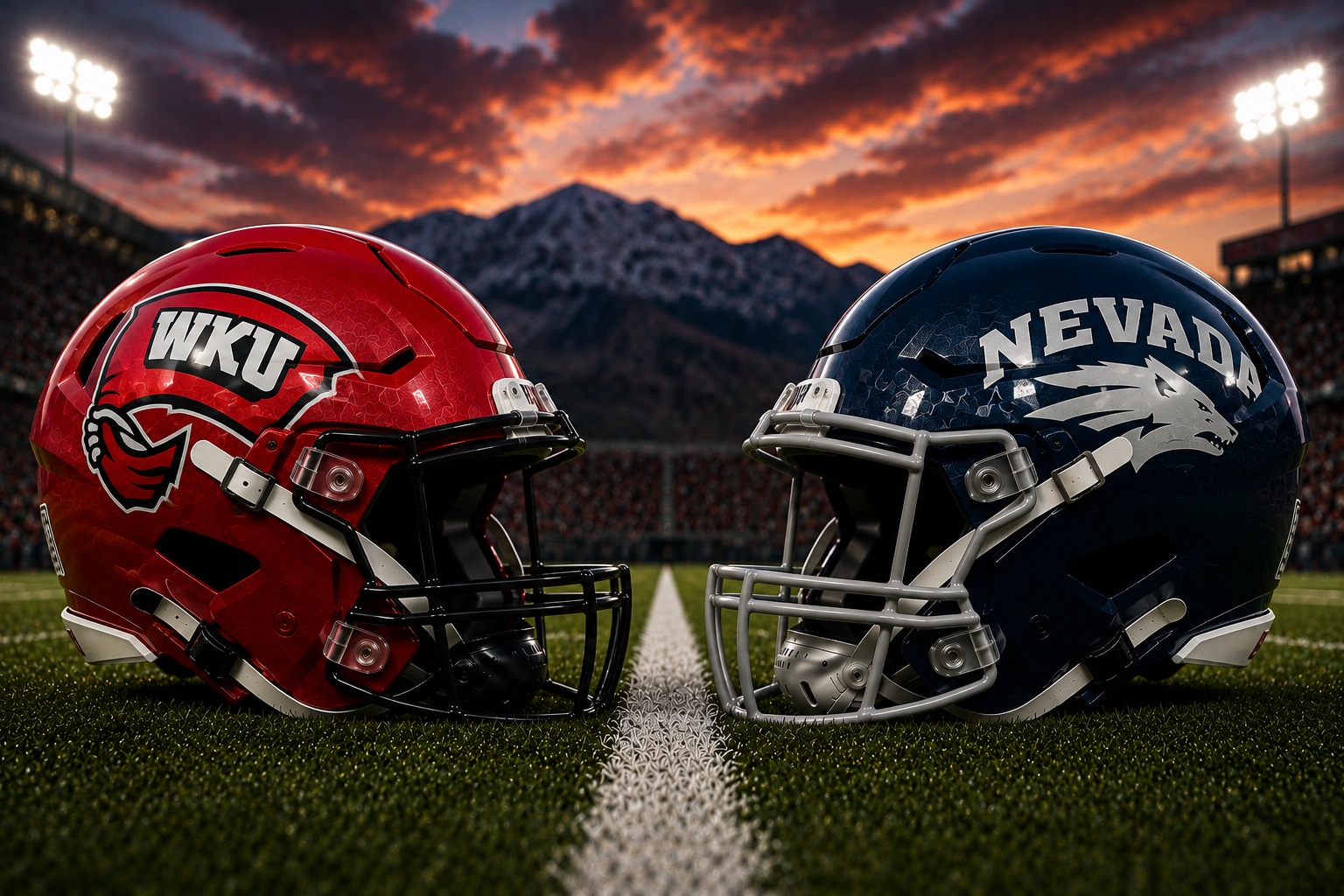 Western Kentucky at Nevada College Football Week 1 Pick Western Kentucky Hilltoppers at Nevada Wolf Pack college football Week 1 matchup graphic with spread pick and analysis from Joe Jensen