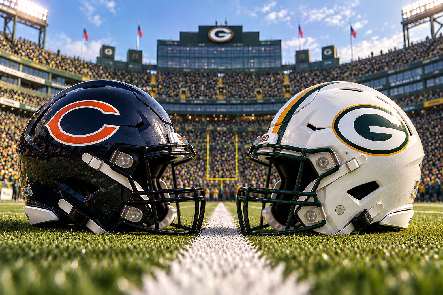 Chicago Bears at Green Bay Packers NFL Week 5 Pick Chicago Bears at Green Bay Packers NFL Week 5 NFC North matchup graphic with spread pick and analysis from Joe Jensen
