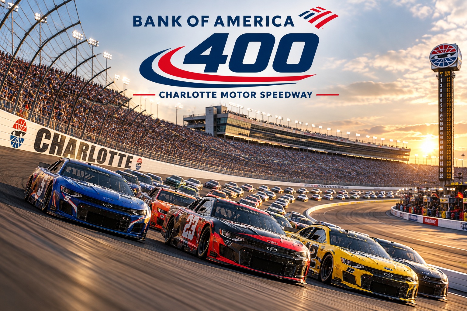 Bank of America 400 Charlotte NASCAR Picks Bank of America 400 Charlotte Motor Speedway NASCAR Cup Series race preview with outright winner picks and analysis