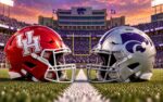 Houston Cougars at Kansas State Wildcats Big 12 college football matchup graphic with spread pick and analysis from Joe Jensen