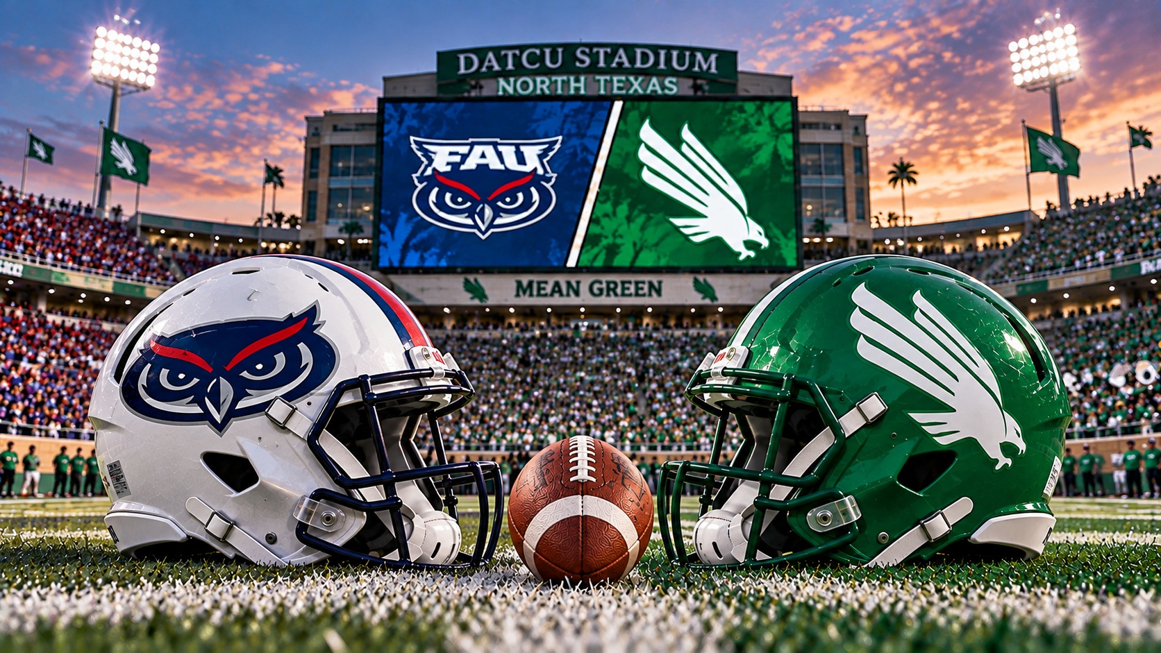 Florida Atlantic Owls at North Texas Mean Green Prediction