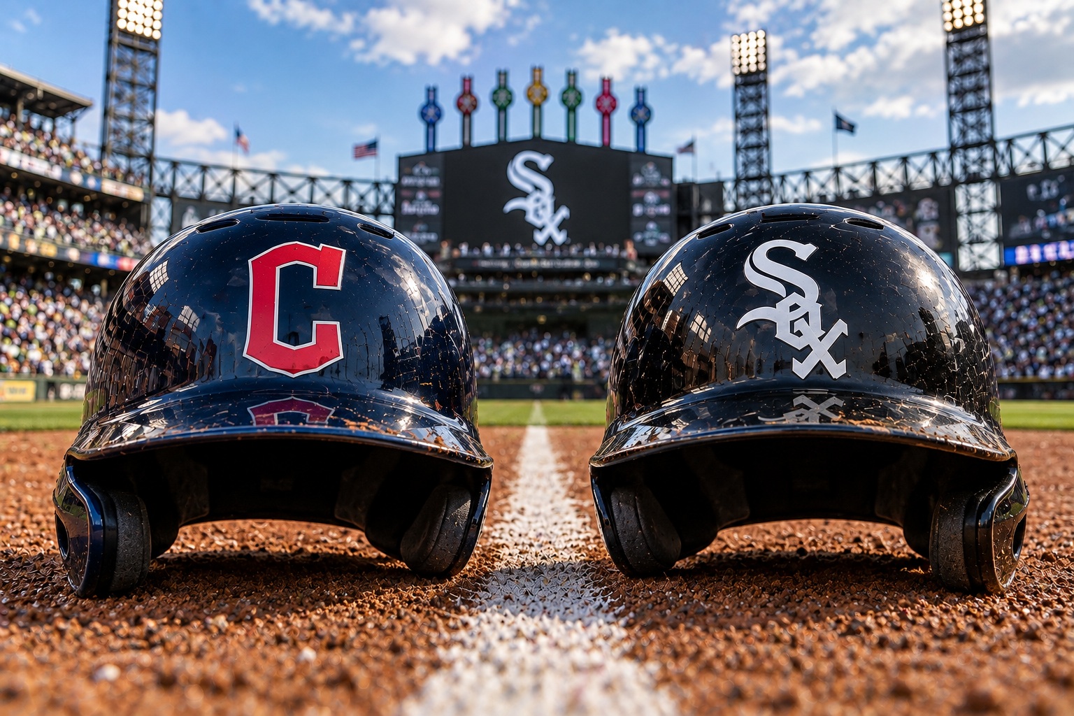 Cleveland Guardians at Chicago White Sox AL Division Series Game 3 matchup graphic with moneyline pick and analysis from Joe Jensen