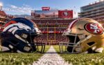 Denver Broncos at San Francisco 49ers NFL Week 4 matchup graphic with spread pick and analysis from Joe Jensen