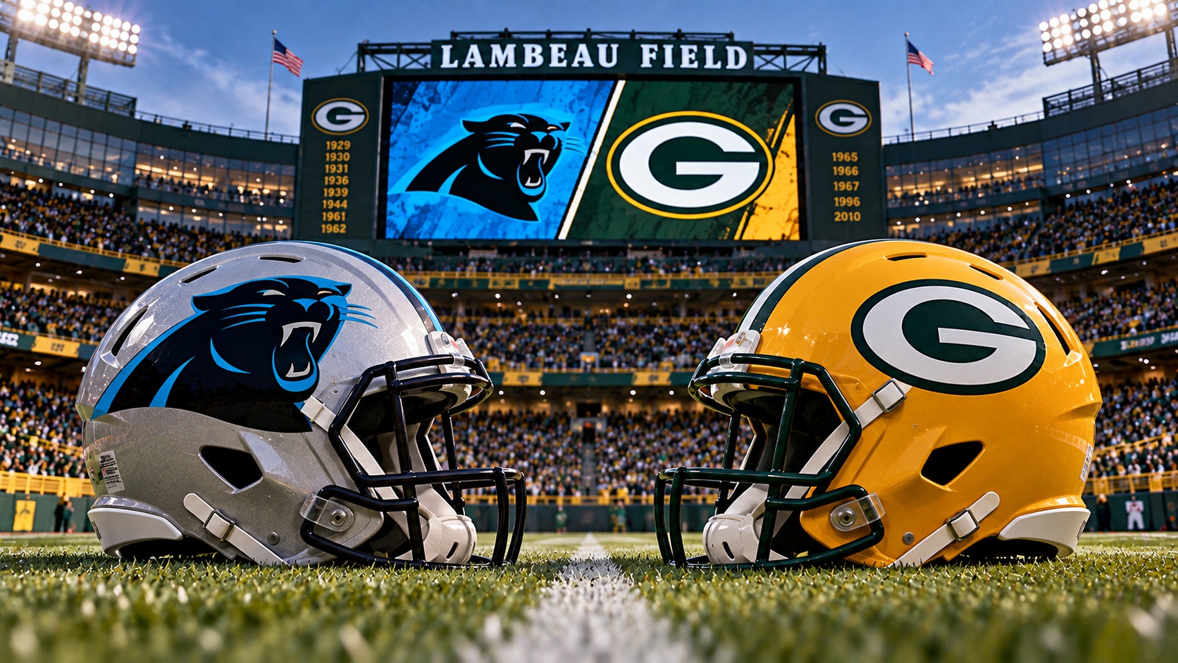 Carolina Panthers at Green Bay Packers TNF Week 8 Prediction