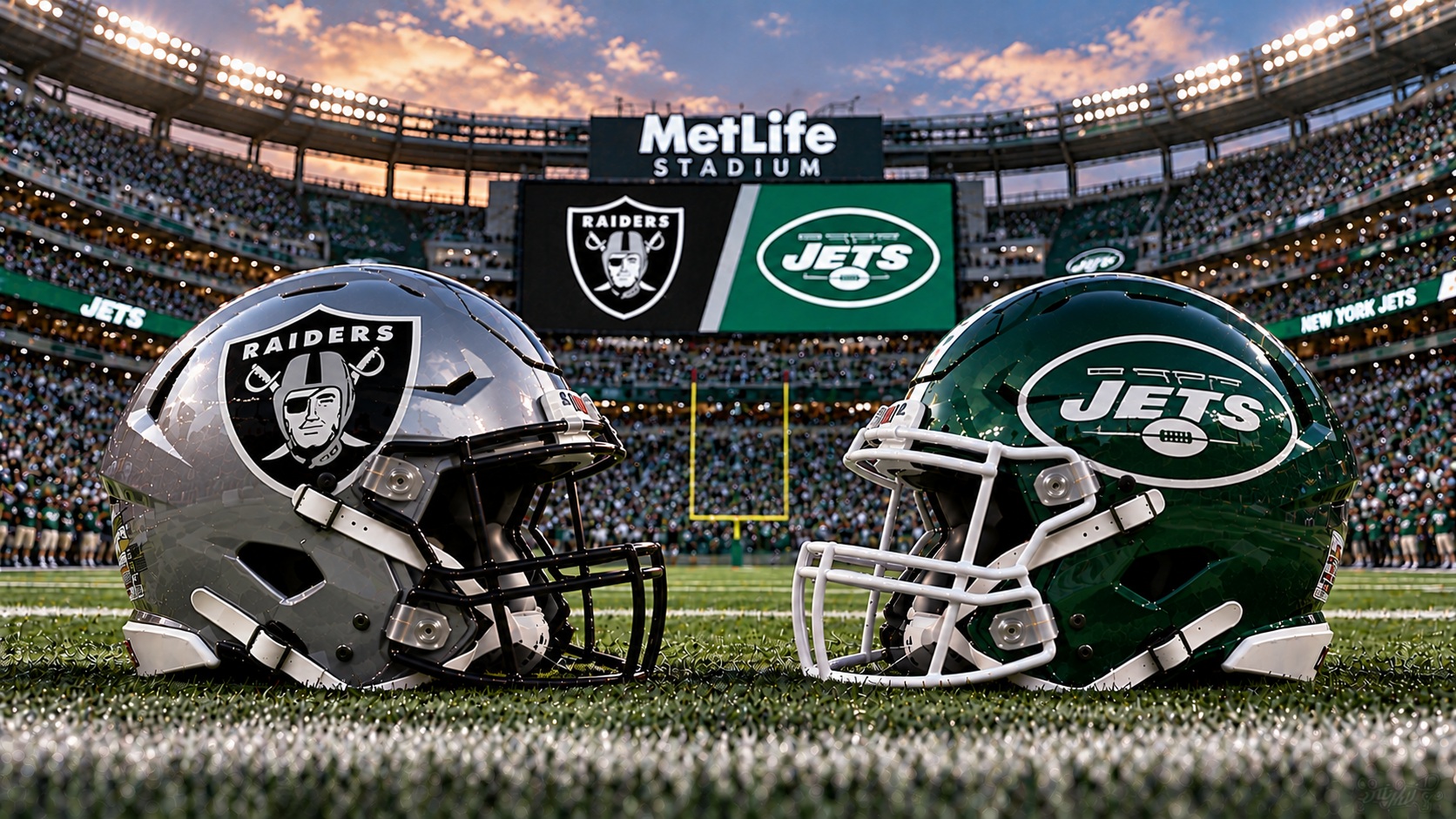Raiders at Jets Week 8 2026 MetLife Stadium