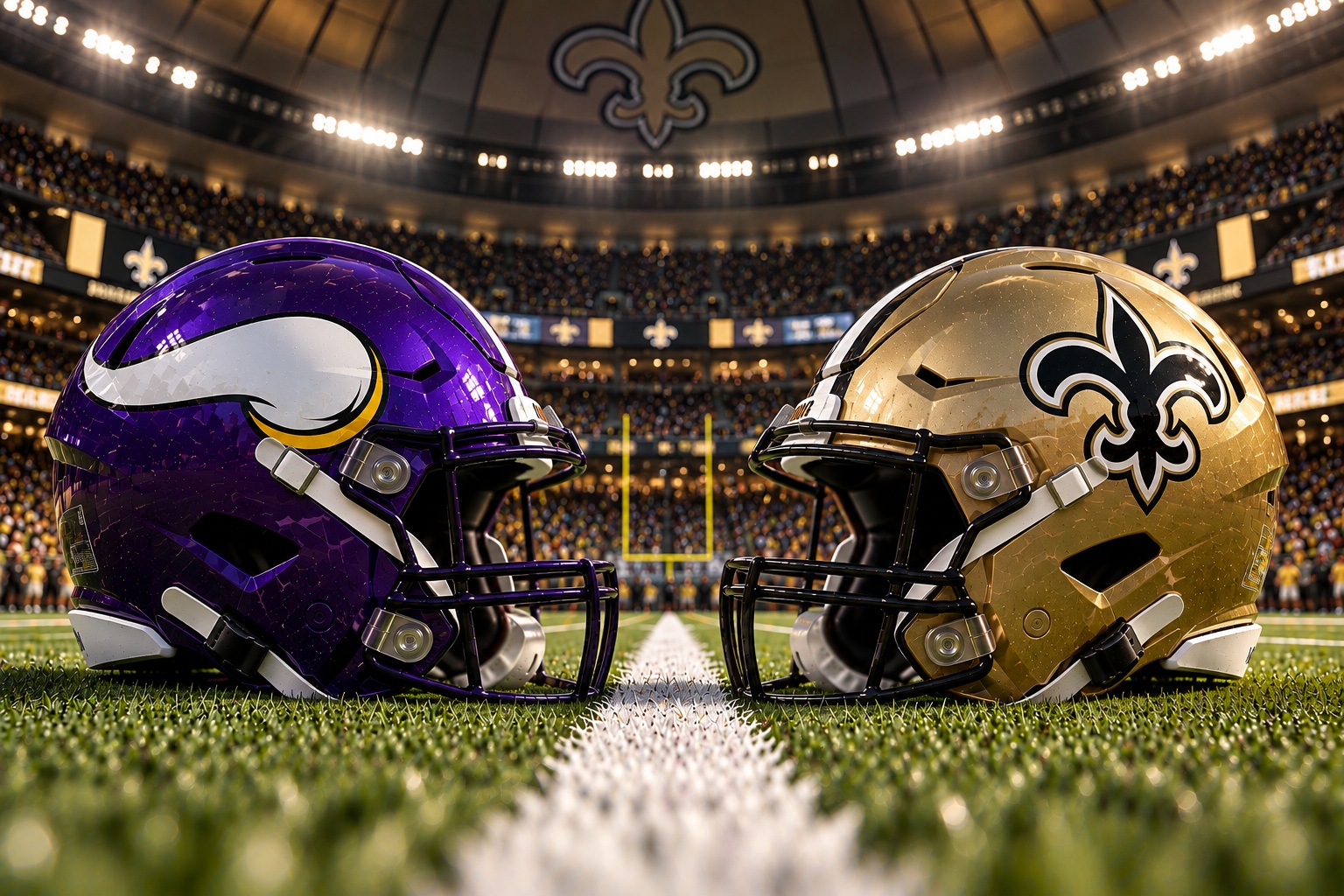 Minnesota Vikings at New Orleans Saints NFL Week 5 Pick Minnesota Vikings at New Orleans Saints NFL Week 5 matchup graphic with spread pick and analysis from Joe Jensen