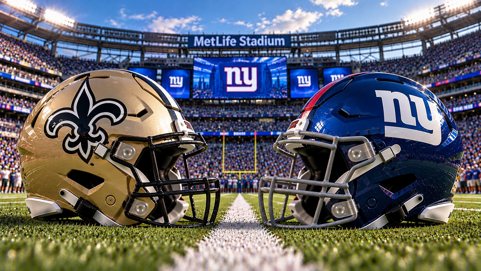 Saints vs Giants Week 6 Prediction MetLife Stadium