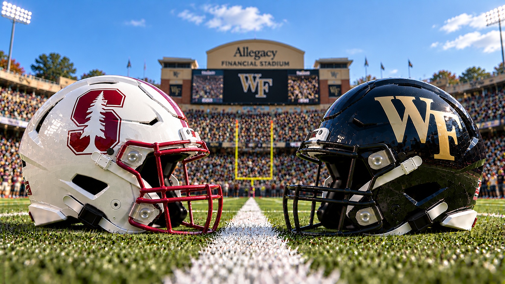 Stanford at Wake Forest College Football ACC Pick Stanford Cardinal at Wake Forest Demon Deacons college football ACC matchup graphic with spread pick and analysis from Joe Jensen