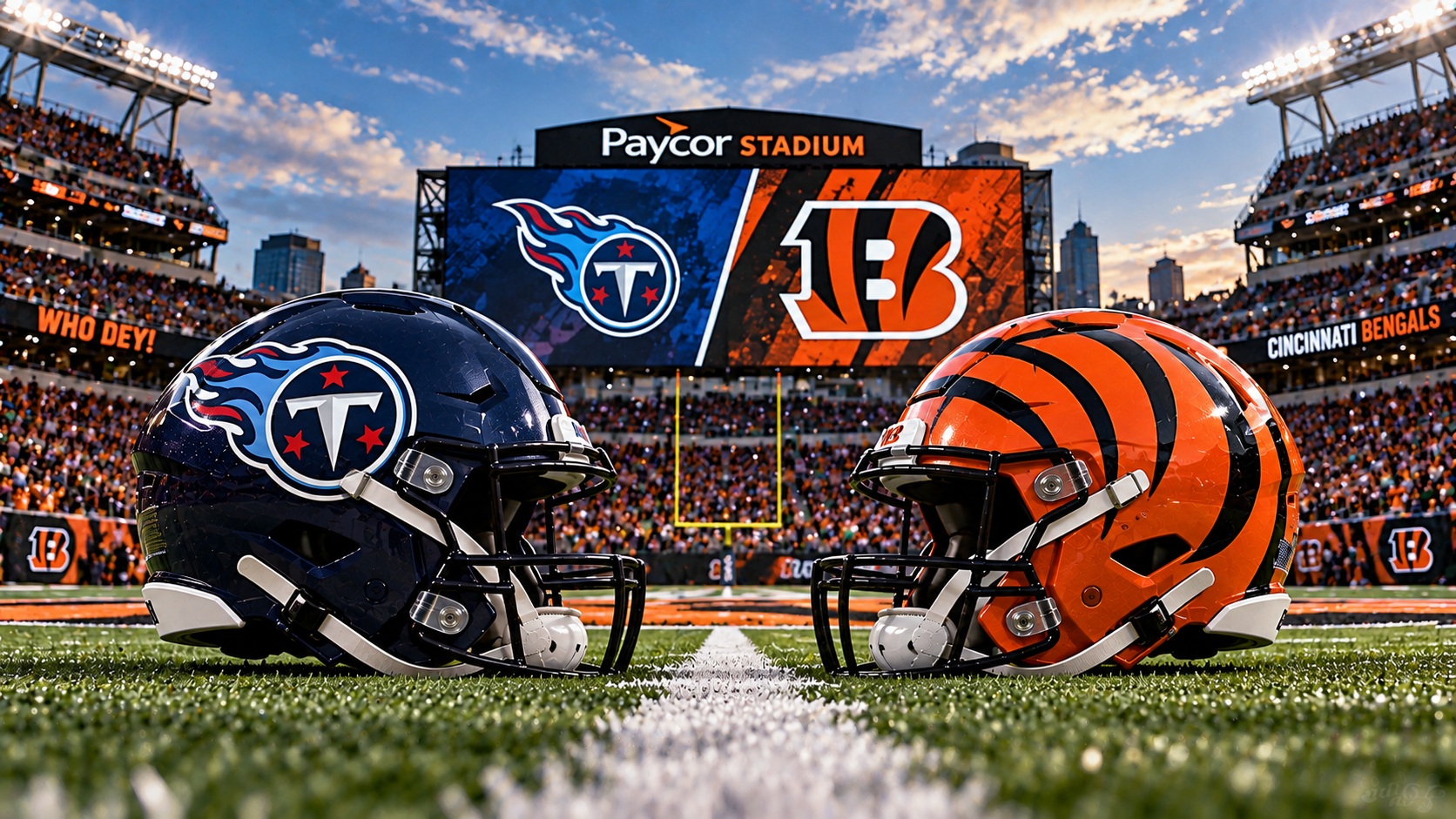 Tennessee Titans vs Cincinnati Bengals Picks, Week 8 2026